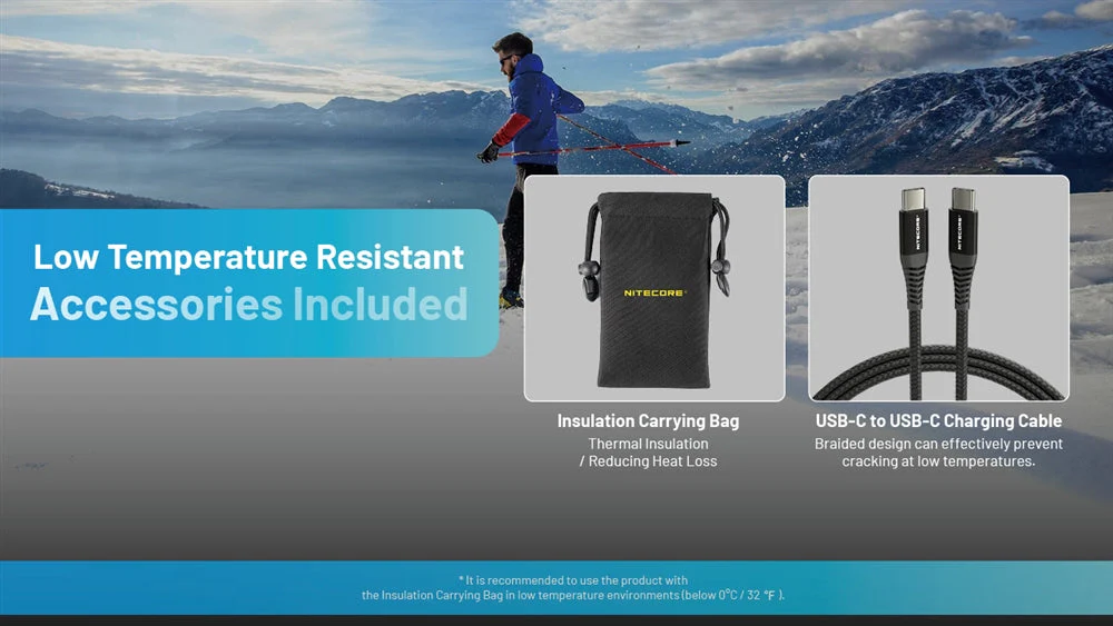 NITECORE Summit 10000 10,000mAh Power Bank for Low Temperatures - Image 4