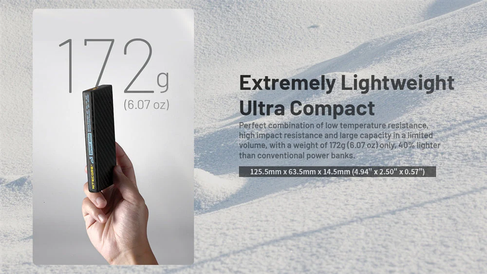 NITECORE Summit 10000 10,000mAh Power Bank for Low Temperatures - Image 5