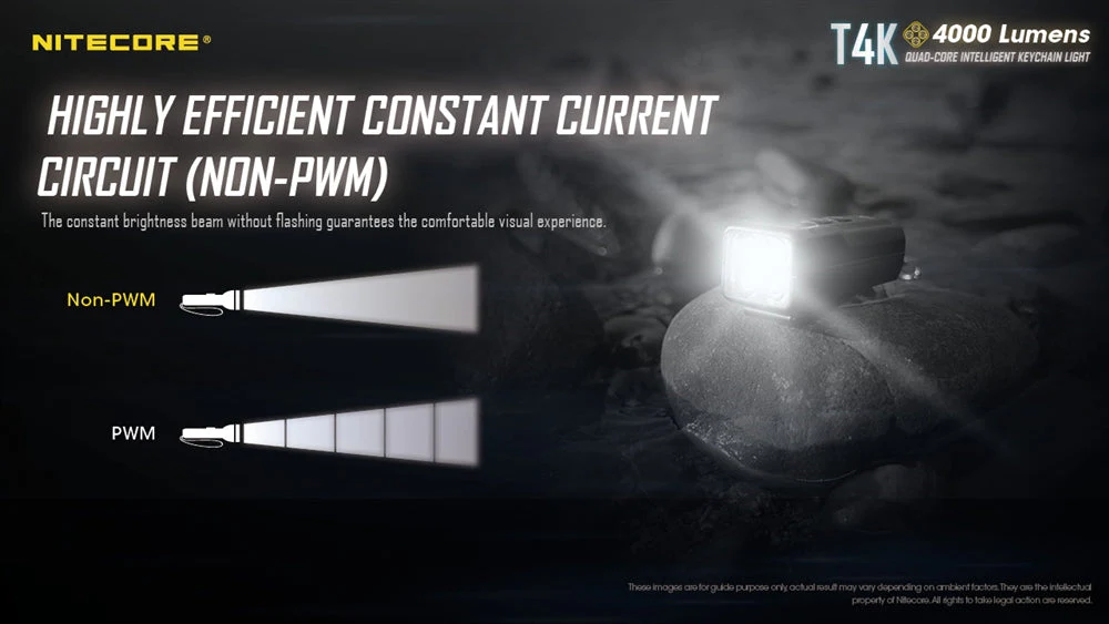 Nitecore T4K 4000 Lumen Super Bright EDC Flashlight - Image 7