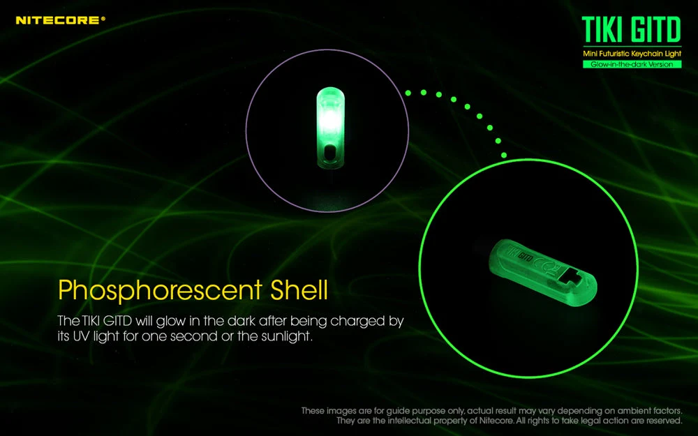 Nitecore TIKI 300 Lumen USB-C Rechargeable Keychain Flashlight - Image 11