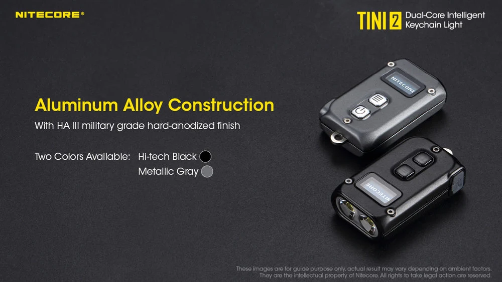 Nitecore TINI 2 500 Lumen USB-C Rechargeable Keychain Flashlight - Image 14