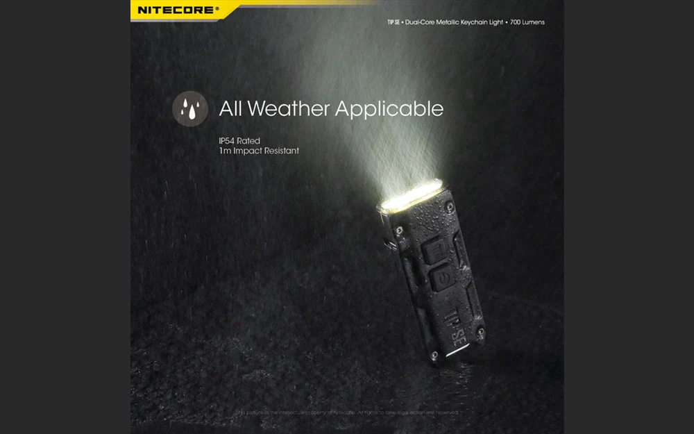 Nitecore TIP SE 700 Lumen Rechargeable Keychain EDC Flashlight - Image 12