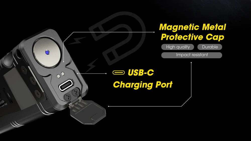 NITECORE TM12K 12,000 Lumen Rechargeable Flashlight - Image 6