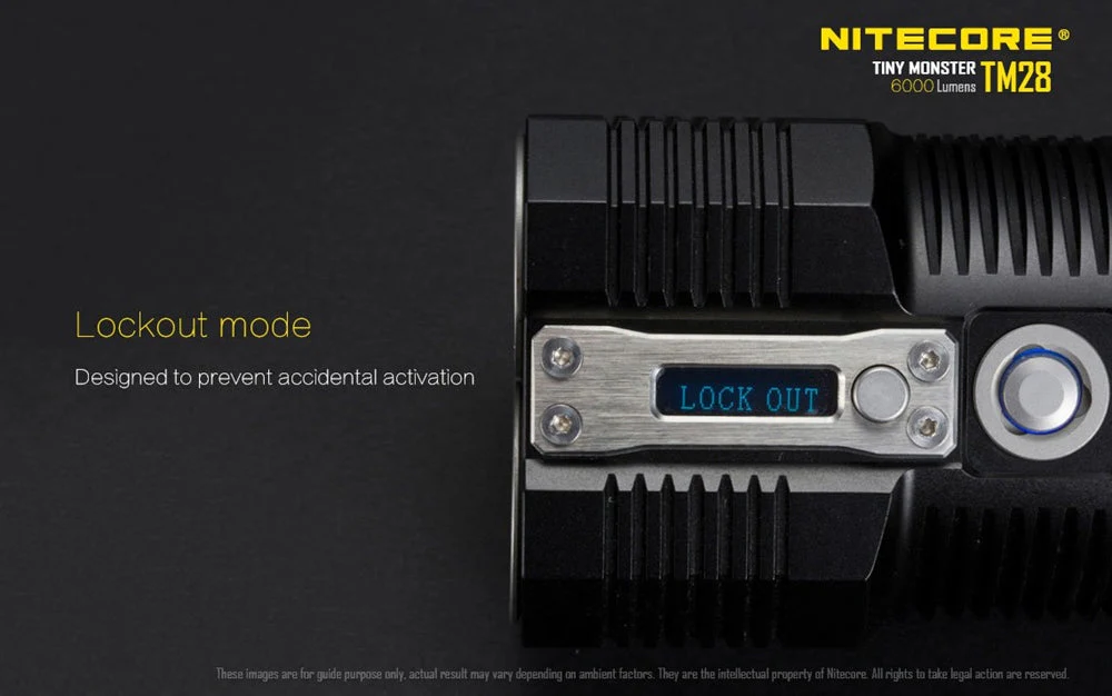 Nitecore TM28 6000 Lumen Rechargeable Flashlight - Image 10