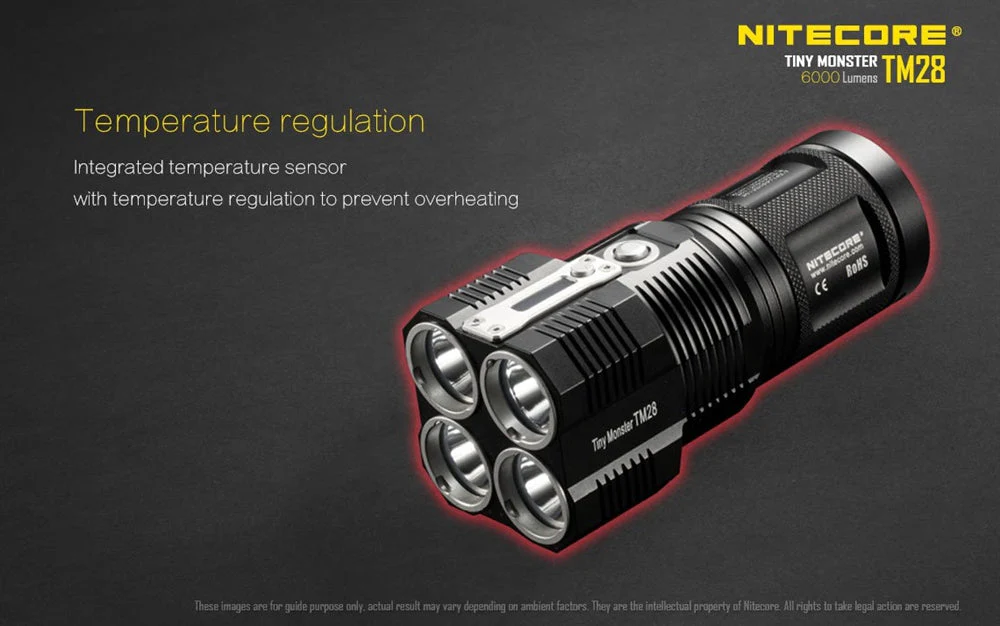 Nitecore TM28 6000 Lumen Rechargeable Flashlight - Image 11