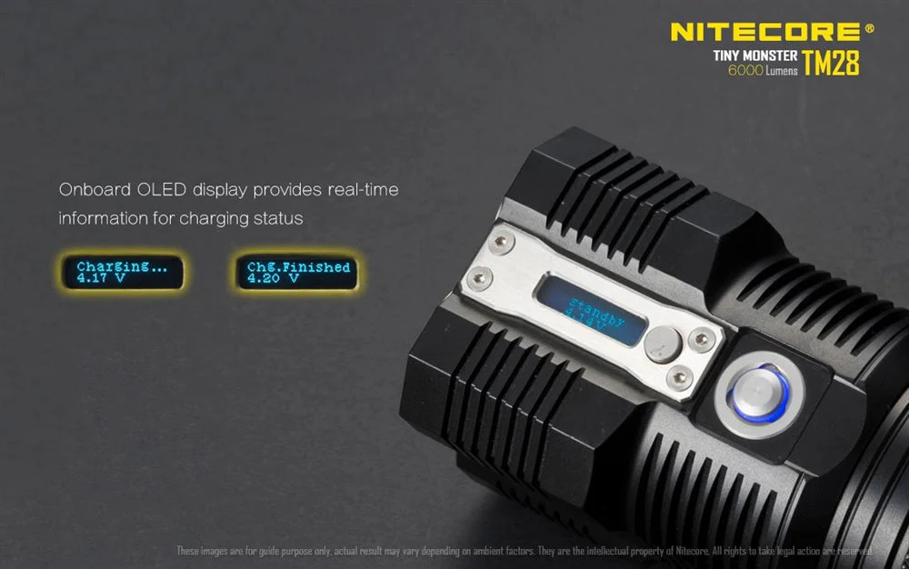 Nitecore TM28 6000 Lumen Rechargeable Flashlight - Image 7