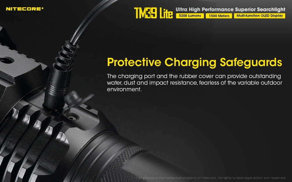 Nitecore TM39 Lite 5200 Lumen Long Throw Flashlight - Image 8