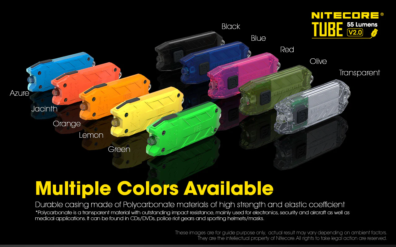 Nitecore TUBE v2 55 Lumen Rechargeable Keychain Flashlight - Image 19