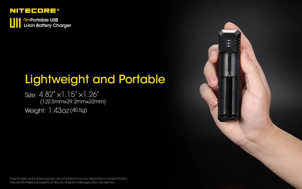 Nitecore UI1 USB-C Charger, for 18650, 21700, 18350, 20700 etc Batteries - Image 10