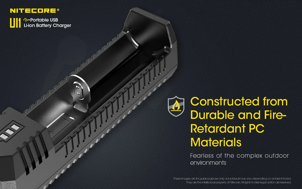 Nitecore UI1 USB-C Charger, for 18650, 21700, 18350, 20700 etc Batteries - Image 8