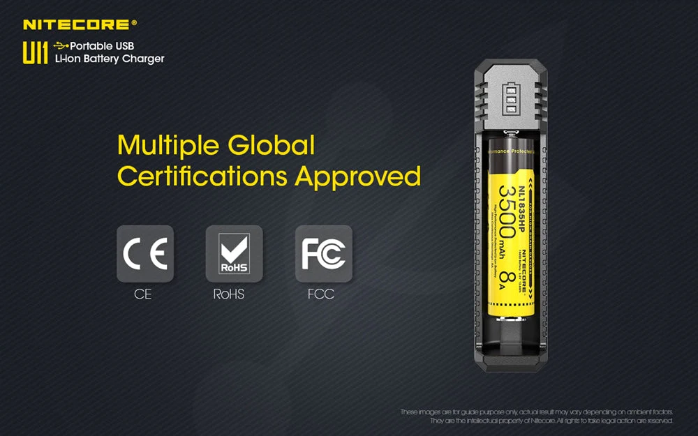 Nitecore UI1 USB-C Charger, for 18650, 21700, 18350, 20700 etc Batteries - Image 9