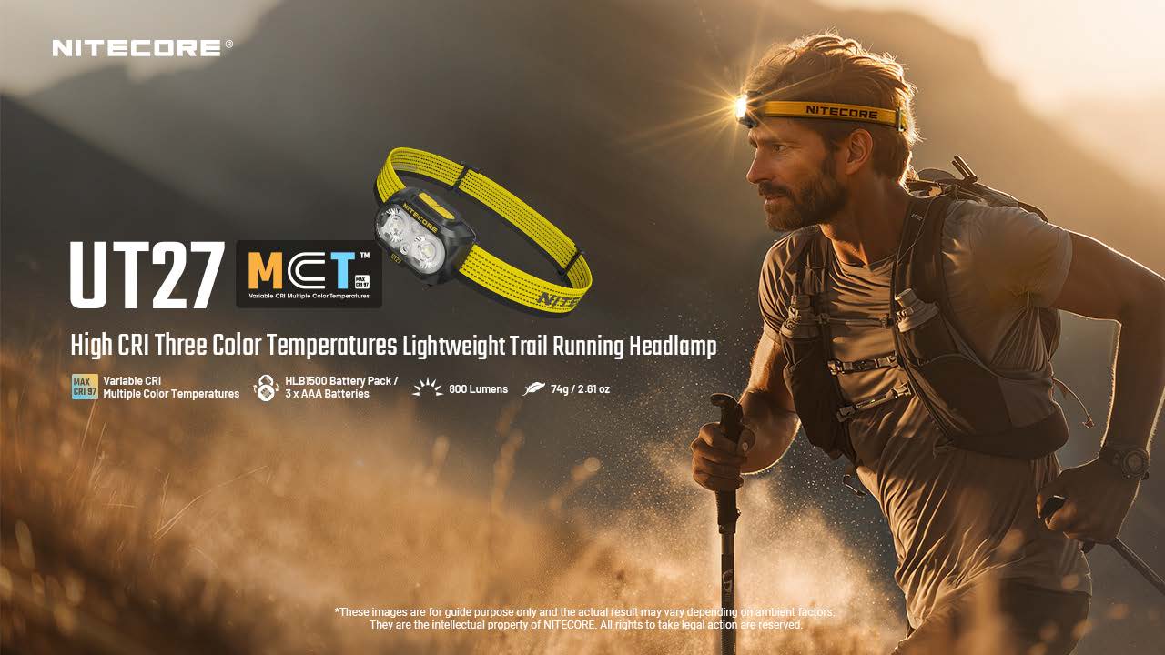Nitecore UT27 MCT 800 Lumen Running Headlamp with NB10000 Gen3 Power Bank Bundle - Image 2