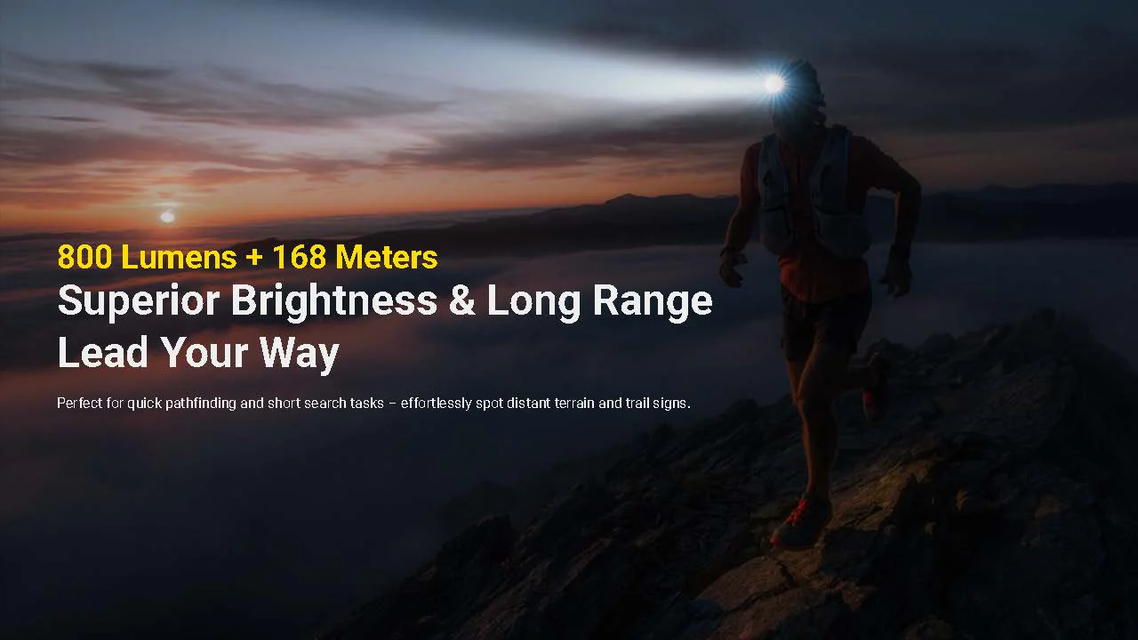 Nitecore UT27 MCT 800 Lumen Running Headlamp with NB10000 Gen3 Power Bank Bundle - Image 4