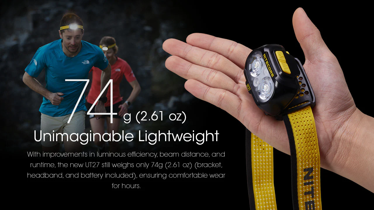 Nitecore UT27 800 lumen Rechargeable Running Headlamp - Image 9