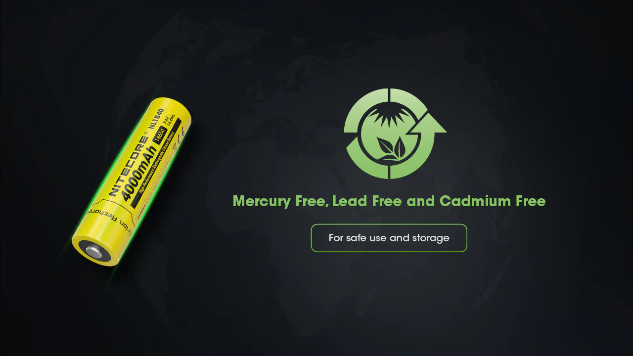 Nitecore NL1840 4000mAh Rechargeable 18650 Battery - Image 8