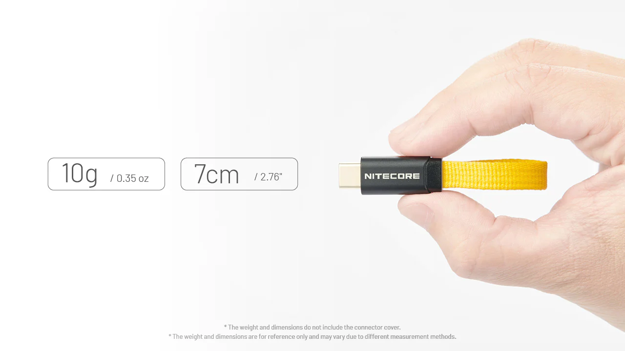 Nitecore NLink10 PD QC Fast Charging USB-C Cable with Gold-Plated Magnetic Connectors - Image 3