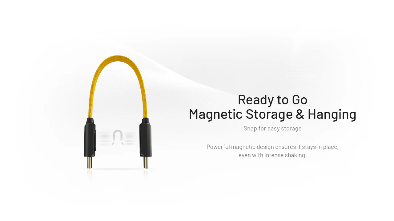 Nitecore NLink10 PD QC Fast Charging USB-C Cable with Gold-Plated Magnetic Connectors - Image 4