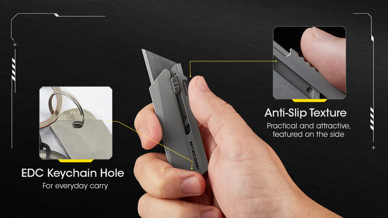 Nitecore NTK09 Titanium Utility EDC Knife - Image 7