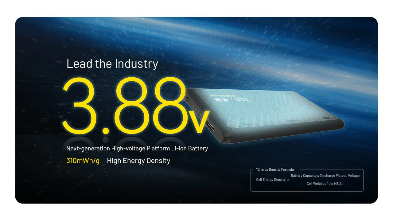 Nitecore NB Air Ultra Lightweight and Slim USB-C 5000mAh Power Bank - Image 8