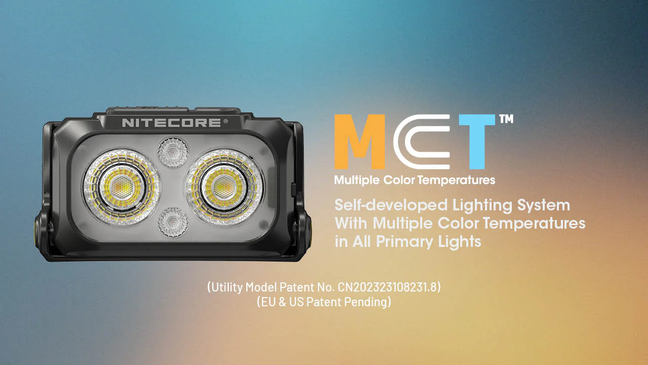 Nitecore NU25 MCT 400 Lumen USB-C Rechargeable Multi-Temperature Headlamp - Image 3