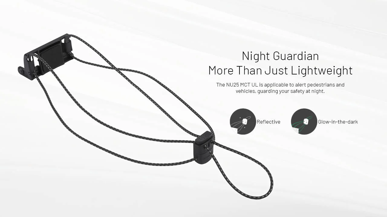 Nitecore NU25 MCT UL 400 Lumen USB-C Rechargeable Multi-Temperature Ultralight Headlamp - Image 11