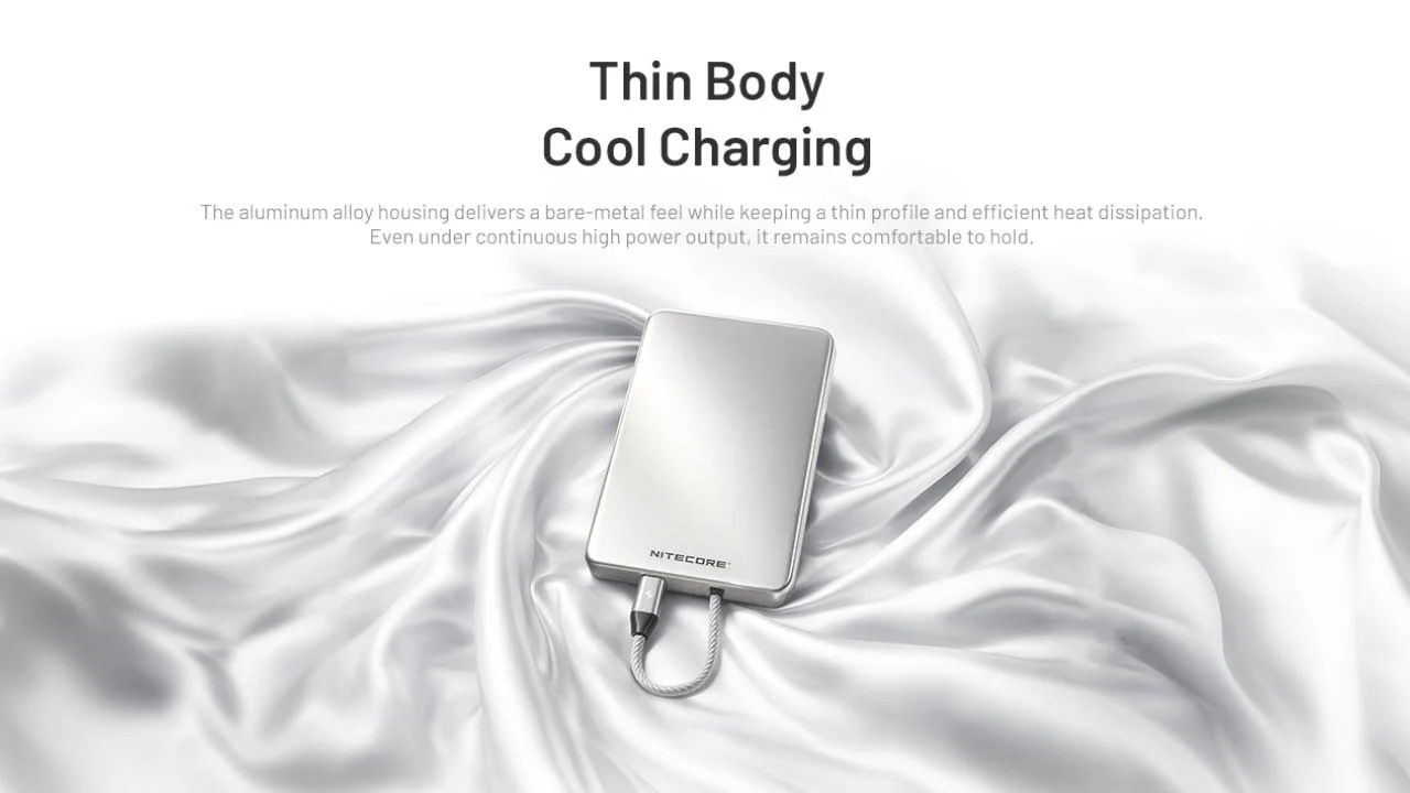 Nitecore POCKET 5 5000mAh Magnetic Power Bank with Built-In Cable - Image 12