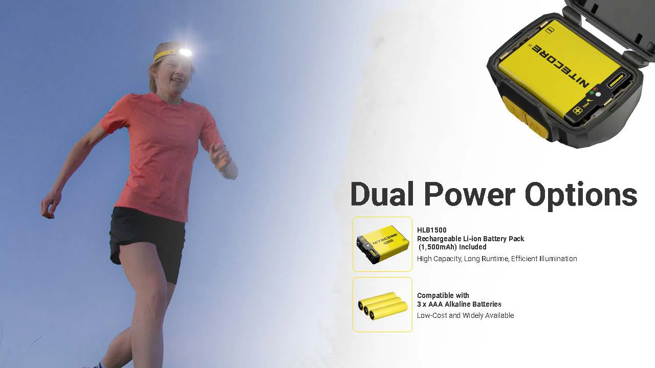 Nitecore UT27 MCT 800 lumen 3 Color Temperatures Running Headlamp - Image 6